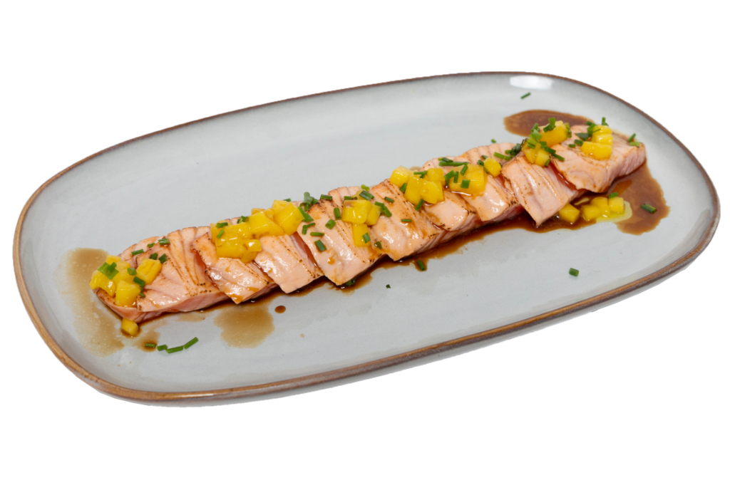 Saumon tataki ponzu restaurant japonais Montreuil